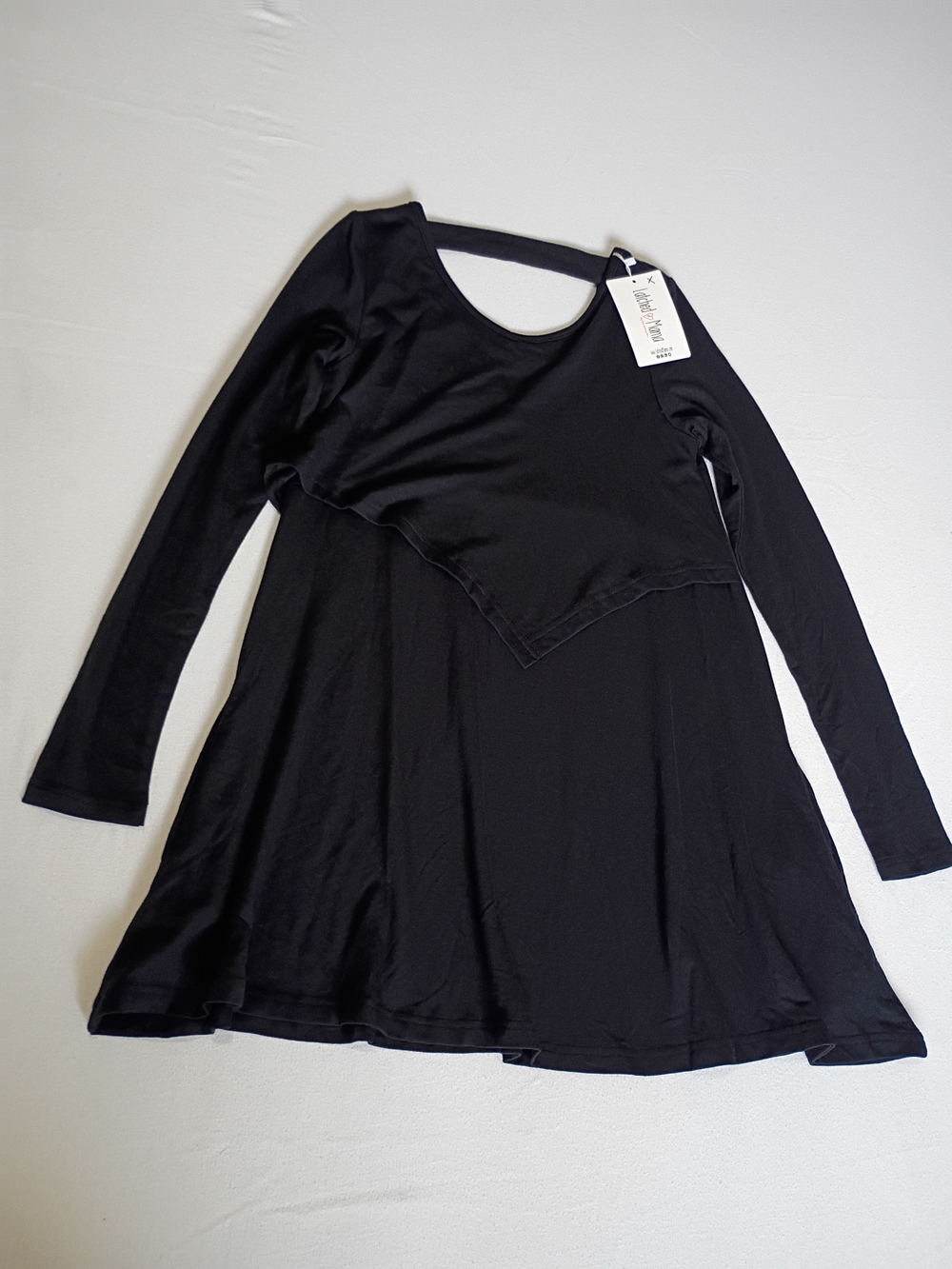Latched Mama Black Petal Front Nursing Dress Size S